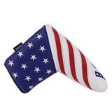 USA Red&Blue&White Blade Putter Cover - CraftsmanGolf