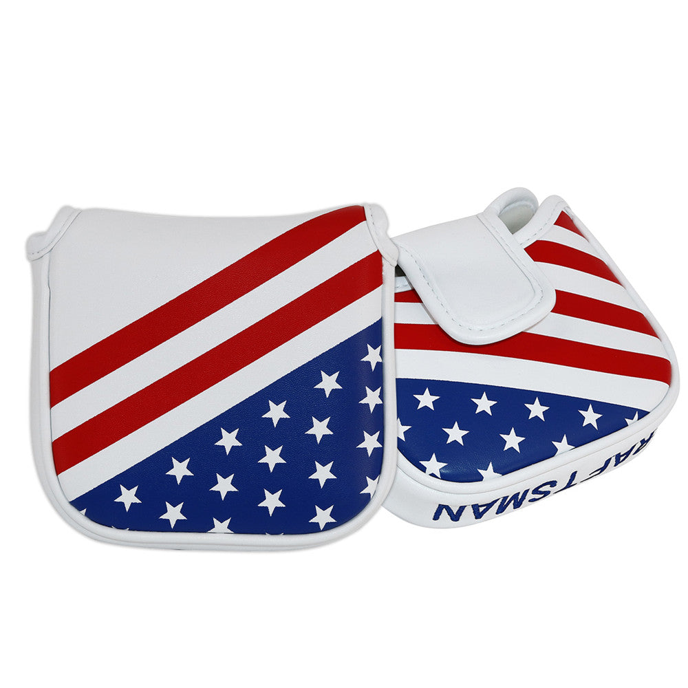 USA Flag Stars & Stripes Large Mallet Putter Cover - CraftsmanGolf